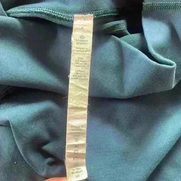 Lululemon high rise legging laser cutout Women's size 6 - Picture 7 of 8